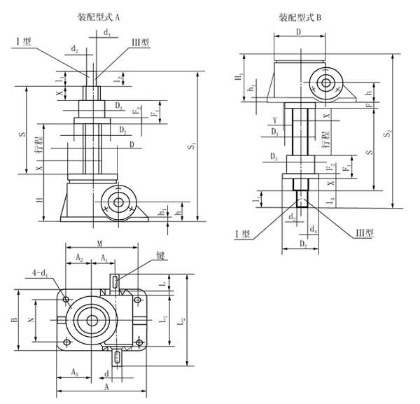 SWL2.5SWL5SWL10SWL15SWL20SWL25SWL35SWL50SWL100SWL120ϵ΁݆zCνYߴ(2)(JB/T88091998)