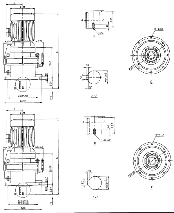 600ϵД[݆pٙCpʽγߴ(TDVM623/16TDVM623/18TVM624/16TVM624/18TVM625/17TVM625/19TDVM626/19TDVM627/19