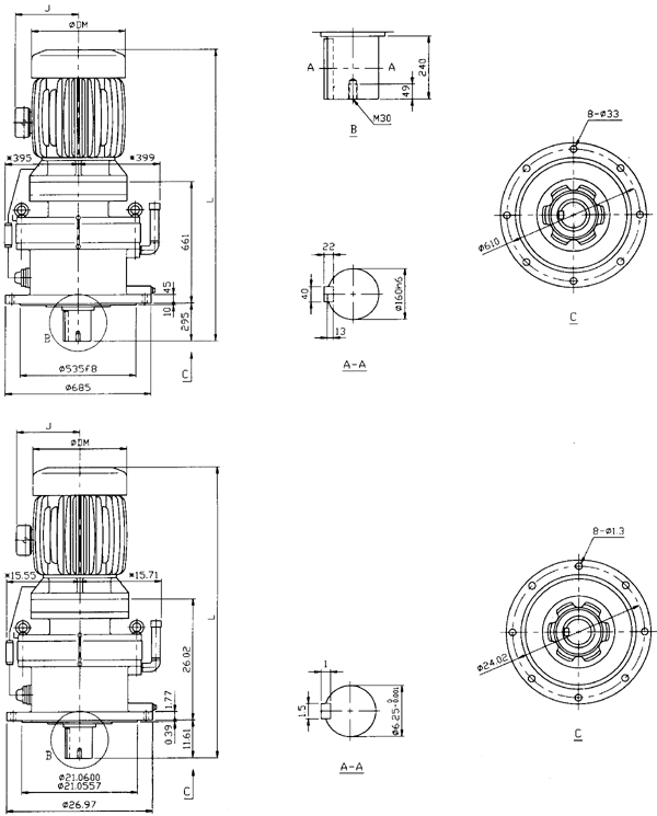 600ϵД[݆pٙCpʽγߴ(TDVM623/16TDVM623/18TVM624/16TVM624/18TVM625/17TVM625/19TDVM626/19TDVM627/19