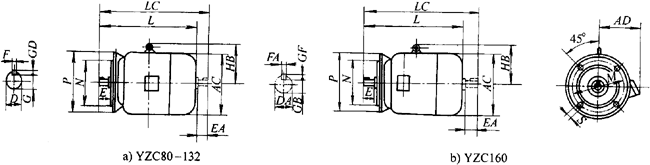 YZCϵе(dng)ஐ늄(dng)C(j)γߴ磨H80160mm